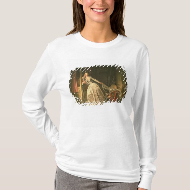 Der gestohlene Kuss, c.1788 T-Shirt (Vorderseite)