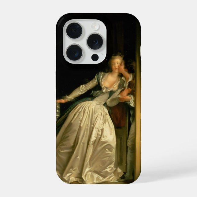 Der gestohlene Kuss Fragonard iPhone 15 Pro Hülle (Rückseite)