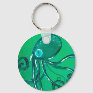 Der gestrichene Oktopus Schlüsselanhänger