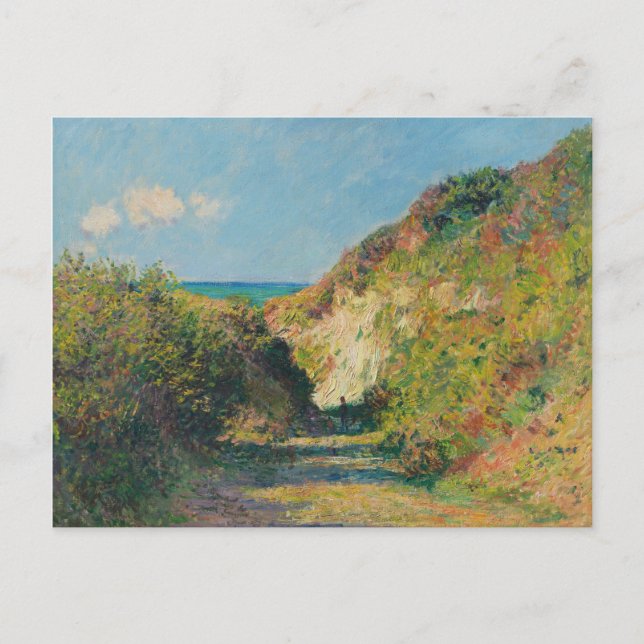 Der gesunkene Weg | 1882 Postkarte (Vorderseite)