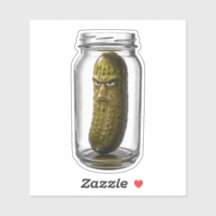 Der getickte Pickle Funny Decal