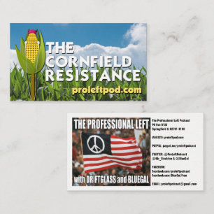 Der Getreidefeld-Widerstand - Website-Karten Visitenkarte