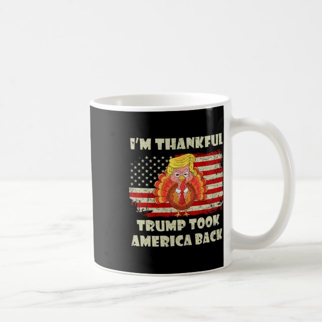 Der Gewinner, den ich bin dankbar, dass Trump gewo Kaffeetasse (Rechts)