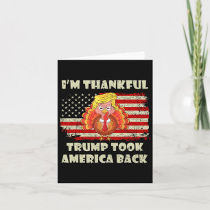 Der Gewinner, den ich bin dankbar, dass Trump gewo Karte