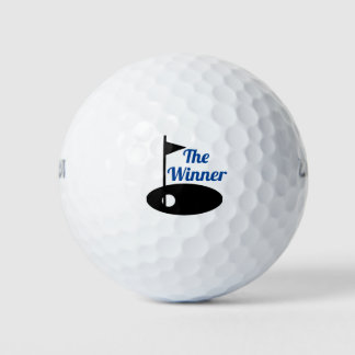 Der Gewinner Golfball