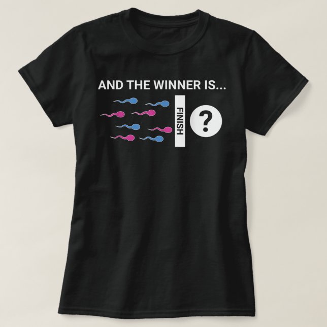 Der Gewinner ist der Niedliche Party-Joke über das T-Shirt (Design vorne)