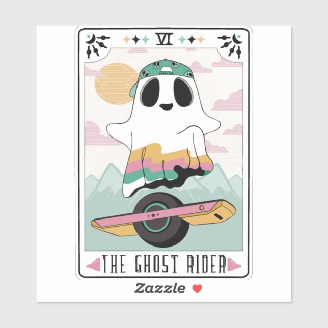 Der Ghost-Rider-Aufkleber Aufkleber (Blatt)