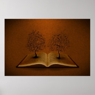 Der GiddyUp Baum und der Bickham Skript-Baum Poster