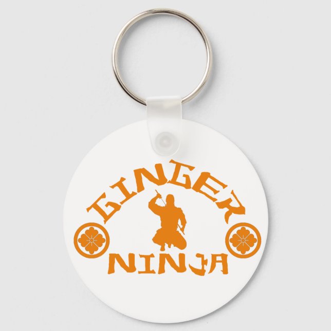 Der Ginger Ninja Schlüsselanhänger (Vorderseite)