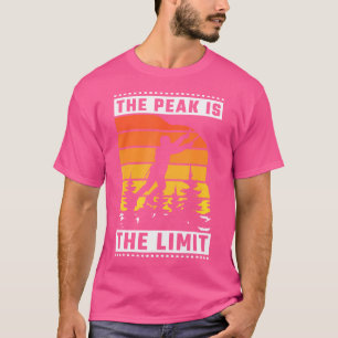 Der Gipfel ist mein Limit Rock Climbing T-Shirt