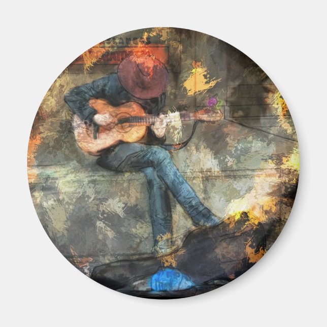 Der Gitarrenmann Magnet (Vorne)