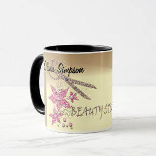 Der glänzende Haar-Stylist-Glitzer Scissor Tasse