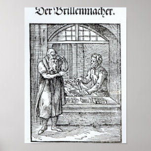 Der Glas-Hersteller Poster