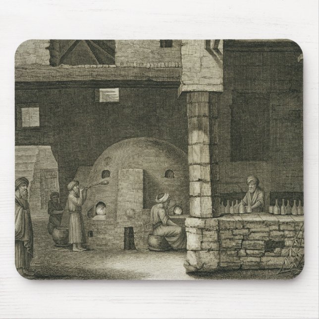 Der Glasflaschen-Hersteller, den Künsten von des Mousepad (Vorne)