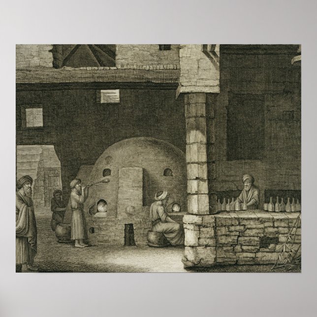 Der Glasflaschenhersteller aus Band II, Kunst und  Poster (Vorne)