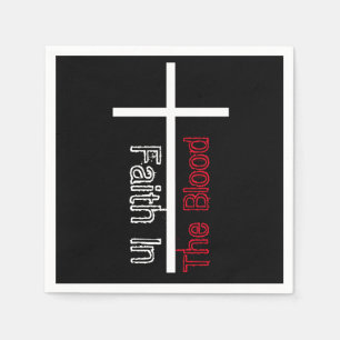 Der Glaube an das Christliche Blutkreuz Serviette