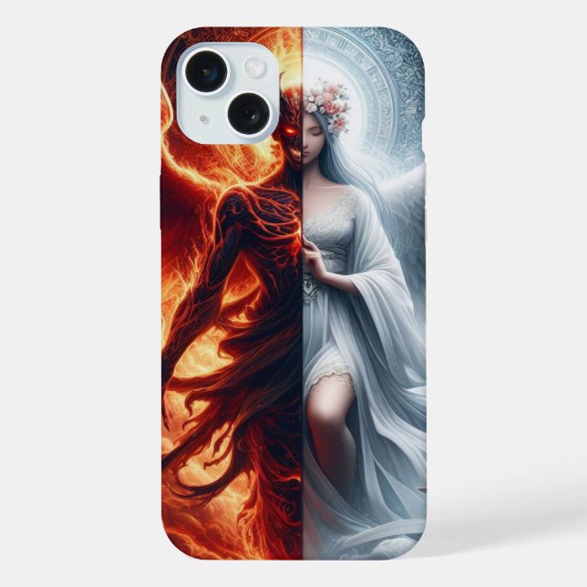 Der Glaube der Engel iPhone 15 Plus Hülle (Rückseite)
