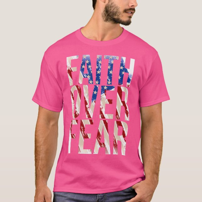 Der Glaube der USA an den Christlichen amerikanisc T-Shirt (Vorderseite)
