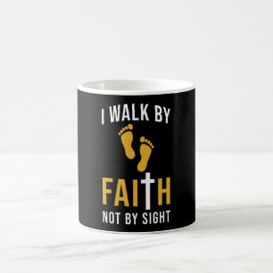 Der Glaube geht nicht aus den Augen Kaffeetasse