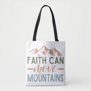 Der Glaube kann Berge bewegen Tasche