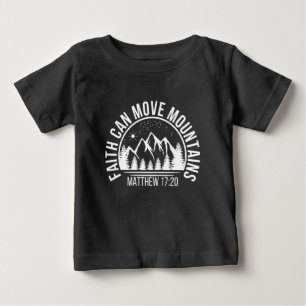 Der Glaube kann Berge versetzen Baby T-shirt