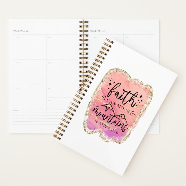 Der Glaube kann die Berge bewegen Planer (Anzeige)