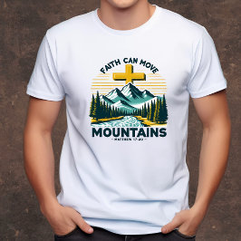 Der Glaube kann die Christlichen Berge der Männer T-Shirt