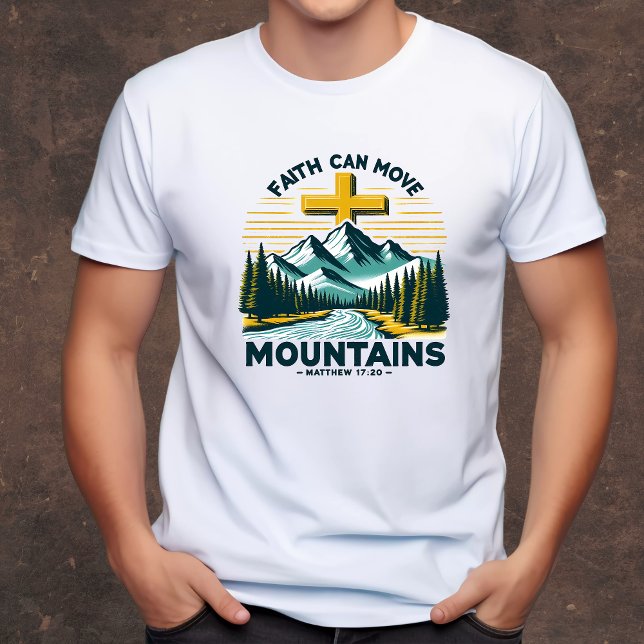 Der Glaube kann die Christlichen Berge der Männer  T-Shirt (Von Creator hochgeladen)