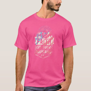 Der Glaube kann Gebirge bewegen Christliches Bibel T-Shirt
