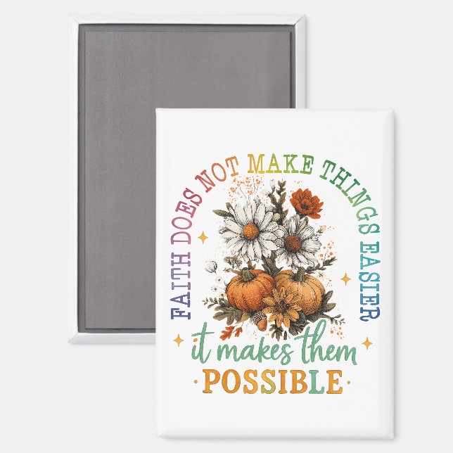 Der Glaube nicht... Magnet (Vorderseite/Rückseite)