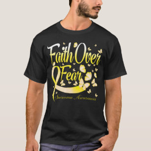 Der Glaube über Angst Sarcoma Butterfly T-Shirt