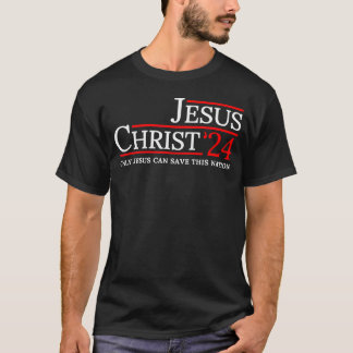 Der Glaube über die amerikanische Flagge Christus  T-Shirt
