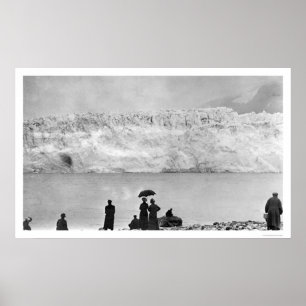 Der Gletscher Alaska 1908 des Kindes Poster