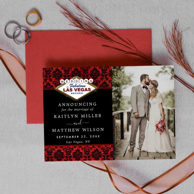 Der Glitzer Damask Las Vegas Wedding Collection Ankündigung (Von Creator hochgeladen)