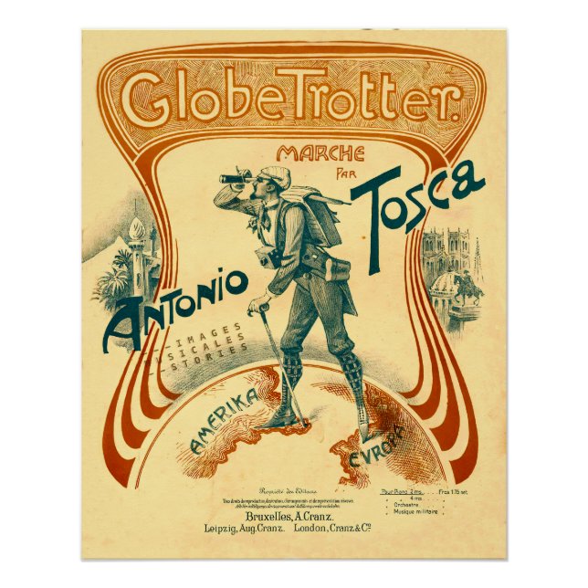 Der Globe Trotter Poster (Vorderseite)