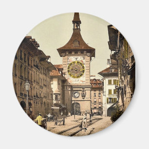 Der Glockenturm, Bern, Stadt, die Schweiz Vintag Magnet