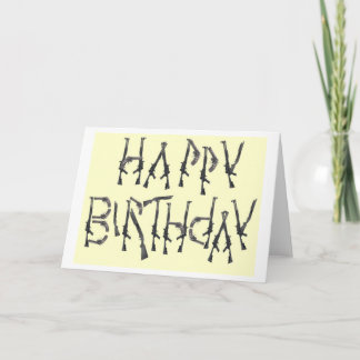 Der glückliche Angriff auf den Geburtstag Karte