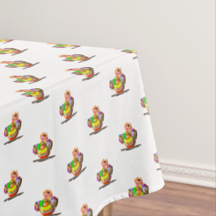 Der glückliche Clown Tischdecke