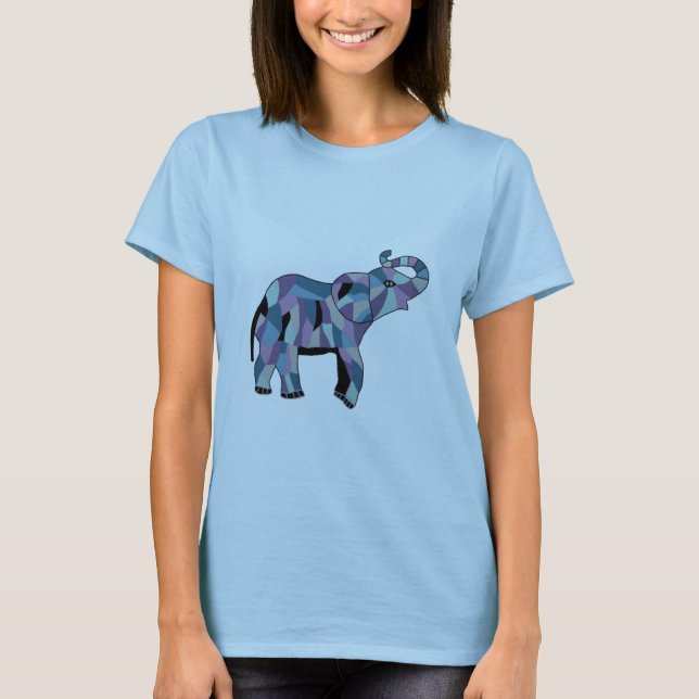Der glückliche Elefant T-Shirt (Vorderseite)