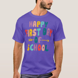 Der glückliche erste Schullehrertag T-Shirt