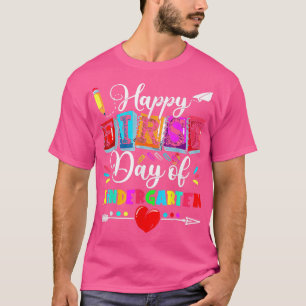 Der glückliche erste Tag des Kindergartenlehrers z T-Shirt