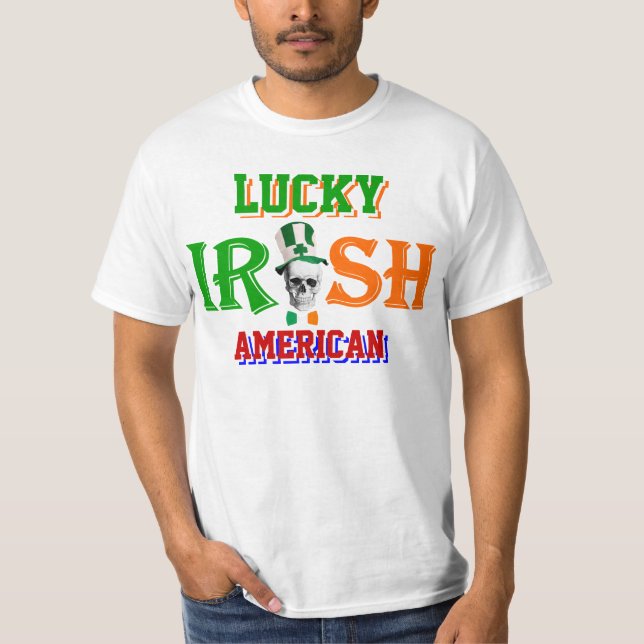 Der glückliche irische Tag St. Patrick T-Shirt (Vorderseite)