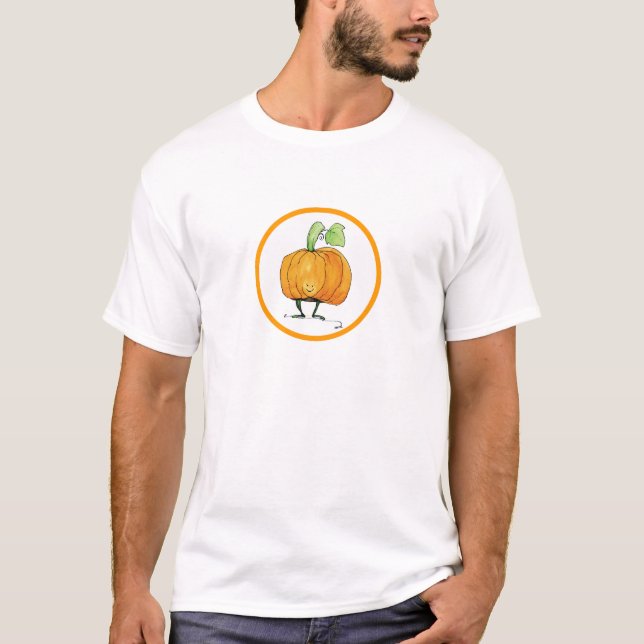 Der glückliche Kürbis T-Shirt (Vorderseite)