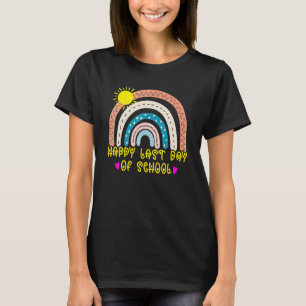 Der glückliche letzte Tag des Regenbogenlehrers Sc T-Shirt