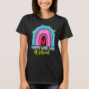 Der glückliche letzte Tag des Regenbogenlehrers Sc T-Shirt
