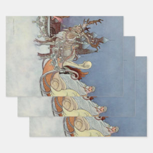 „Der glückliche Prinz“ von Charles Robinson Aus Ru Geschenkpapier Set