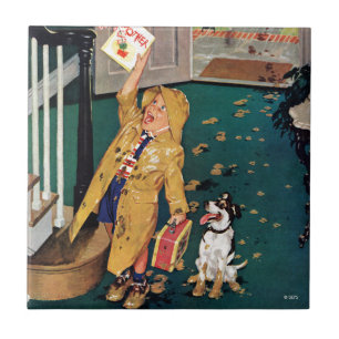 Der glückliche Tag der Mutter Fliese