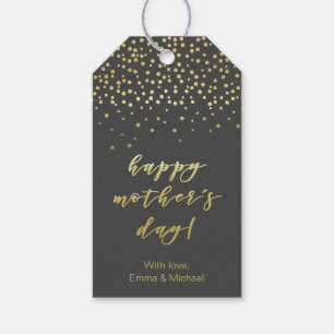 Der glückliche Tag der Mutter - Goldskript u. Geschenkanhänger