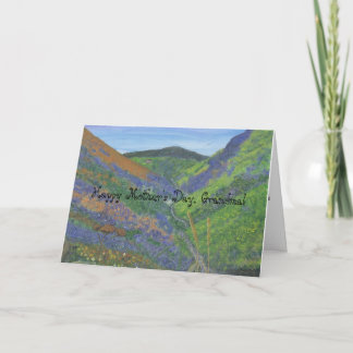 Der glückliche Tag der Mutter, Großmutter Karte