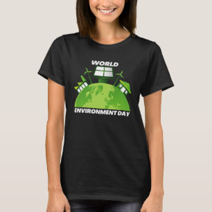 Der glückliche Tag der Umwelt unser Planet T-Shirt